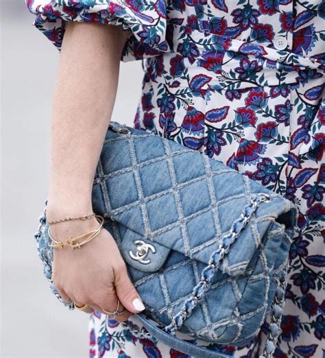 chanel 牛仔 布袋